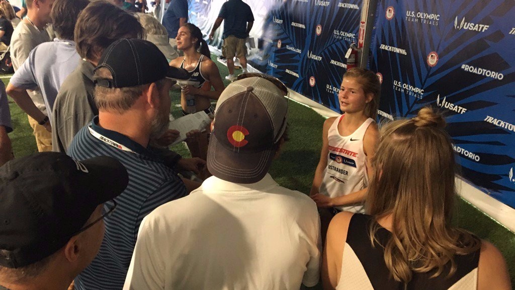 Strong performance advances Ostrander to finals at Olympic trials